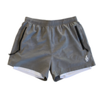 Minimal 5" Compression Shorts - Gray